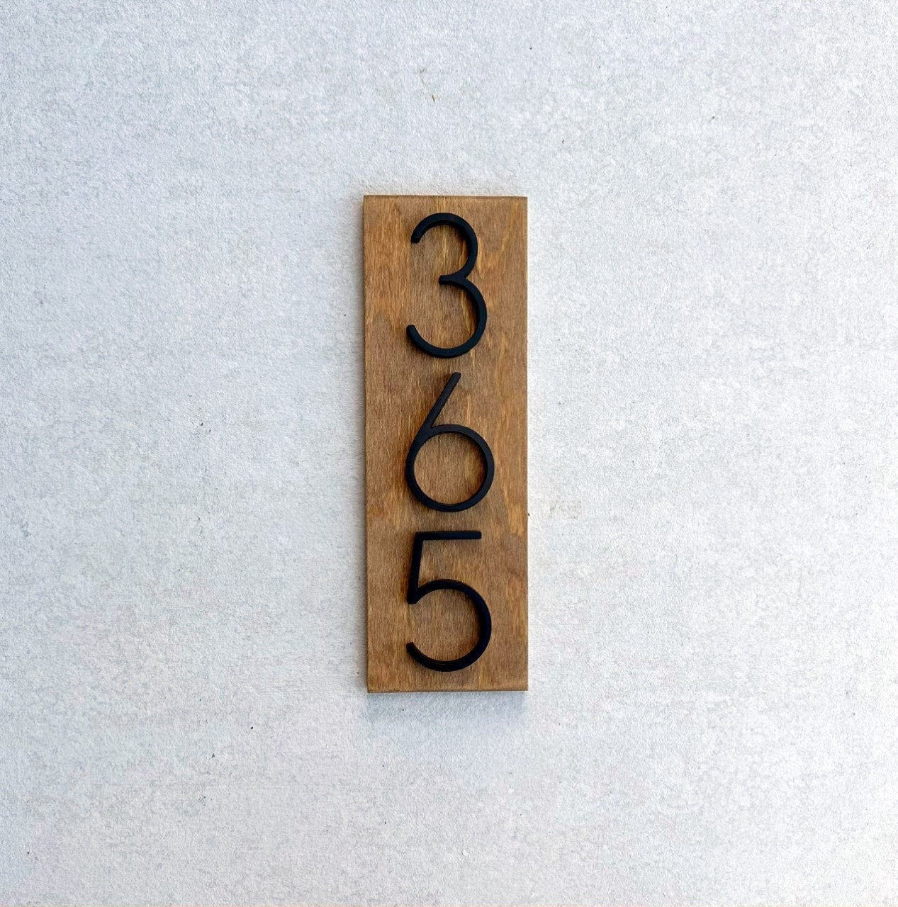 House Number Plaque, Modern Address Numbers, Farmhouse Sign, Housewarming Gift, Vertical House Number Sign, House Numbers, Personalized Gift