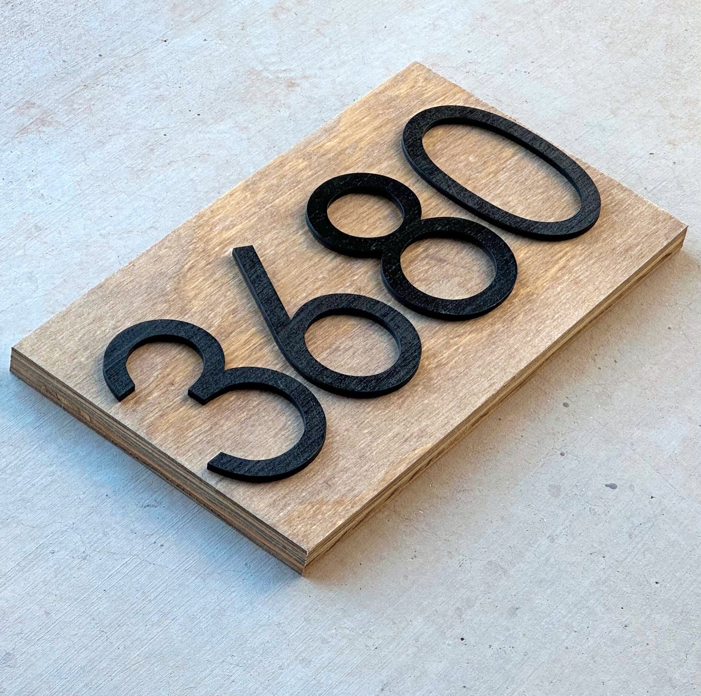 House Numbers, Address Numbers, Modern House Numbers, House Number Plaque, Wood Sign, Housewarming Gift, Home Gift, Personalized Wood Sign