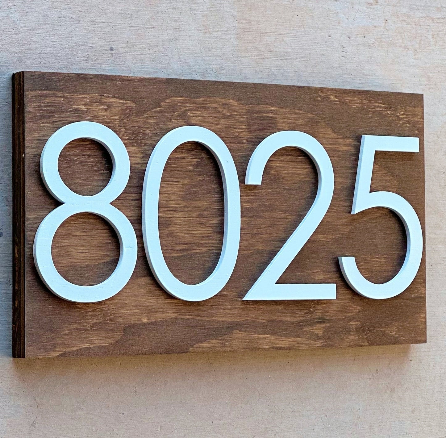 House Numbers, Address Numbers, Modern House Numbers, House Number Plaque, Wood Sign, Housewarming Gift, Home Gift, Personalized Wood Sign