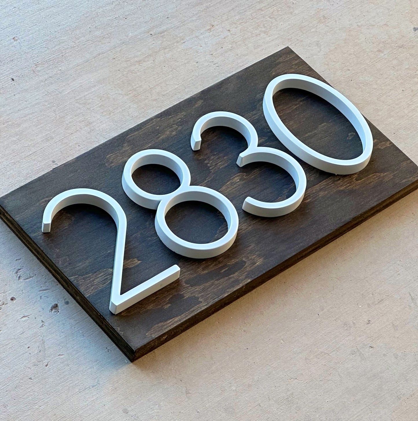 House Numbers, Address Numbers, Modern House Numbers, House Number Plaque, Wood Sign, Housewarming Gift, Home Gift, Personalized Wood Sign