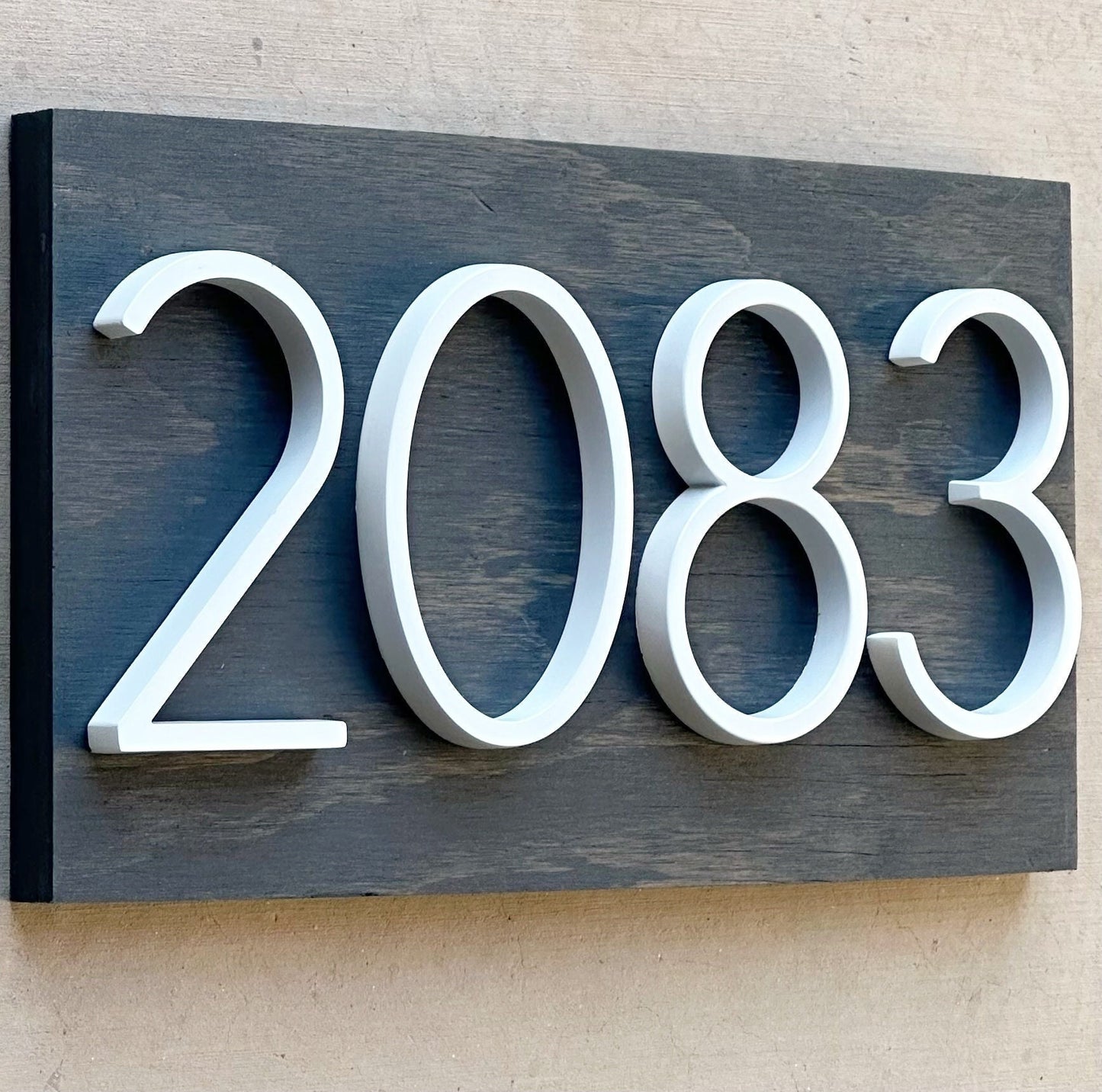 House Numbers, Address Numbers, Modern House Numbers, House Number Plaque, Wood Sign, Housewarming Gift, Home Gift, Personalized Wood Sign