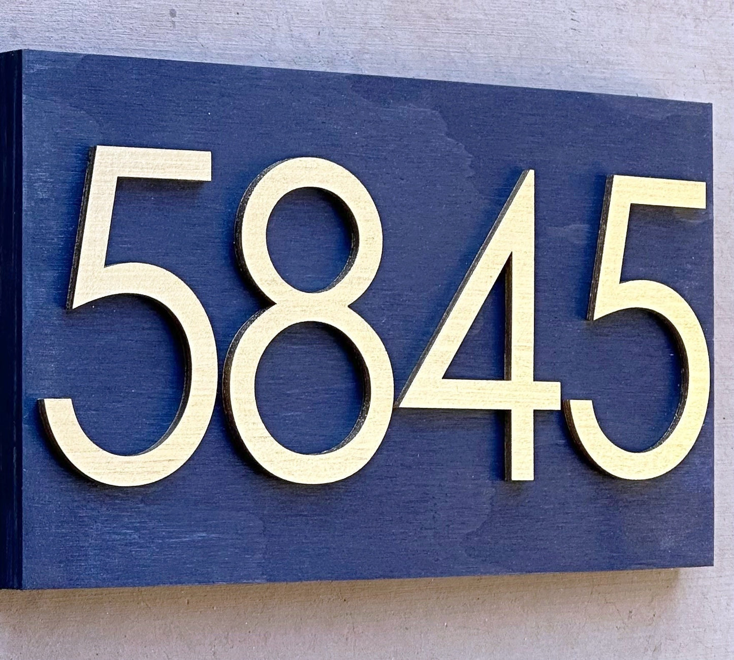 House Numbers, Address Numbers, Modern House Numbers, House Number Plaque, Wood Sign, Housewarming Gift, Home Gift, Personalized Wood Sign