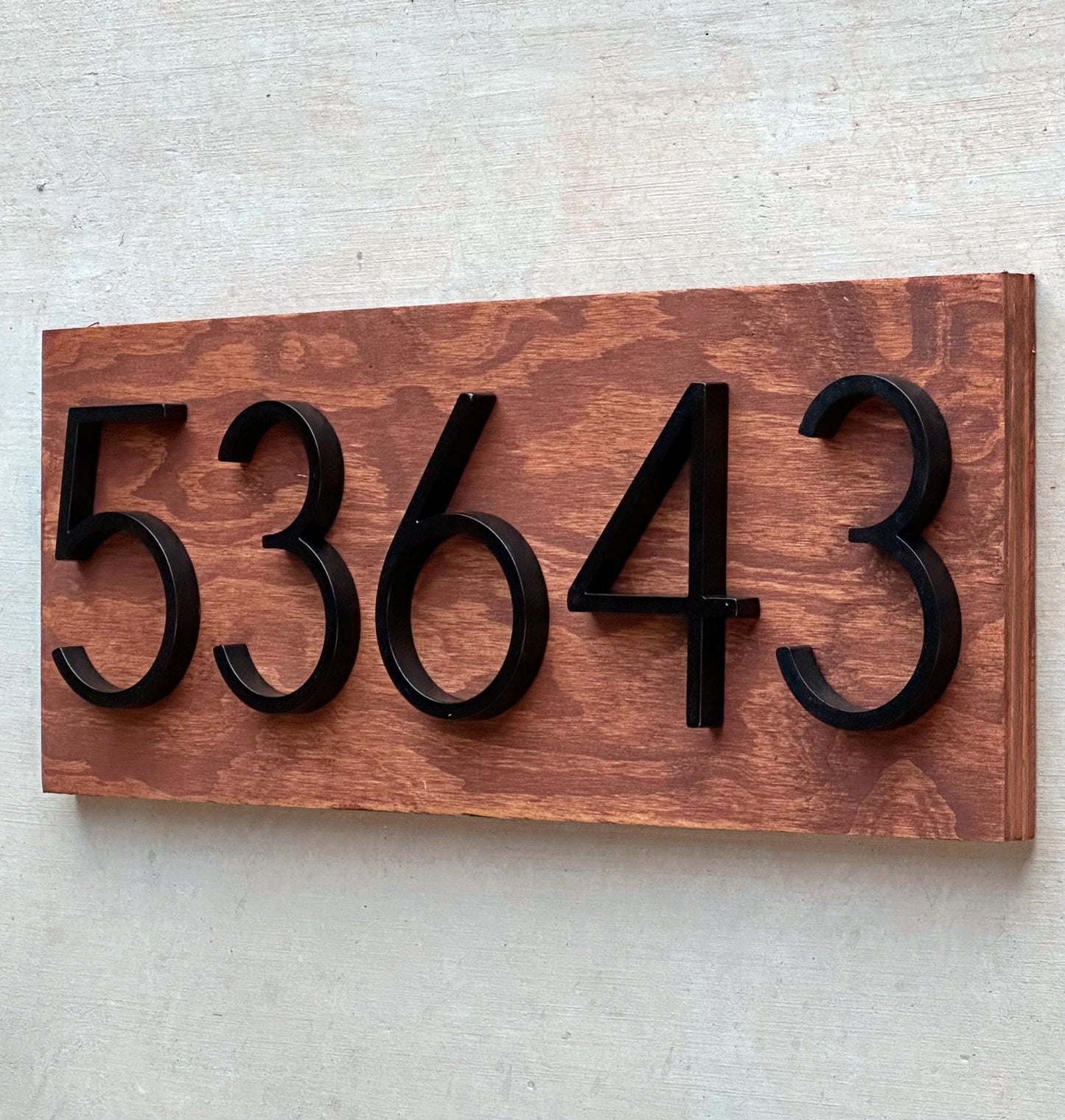 House Numbers, Address Numbers, Modern House Numbers, House Number Plaque, Wood Sign, Housewarming Gift, Home Gift, Personalized Wood Sign