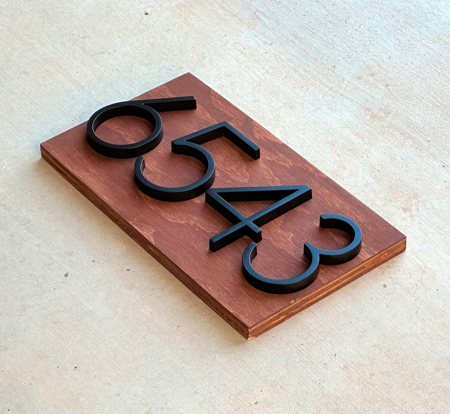 House Numbers, Address Numbers, Modern House Numbers, House Number Plaque, Wood Sign, Housewarming Gift, Home Gift, Personalized Wood Sign