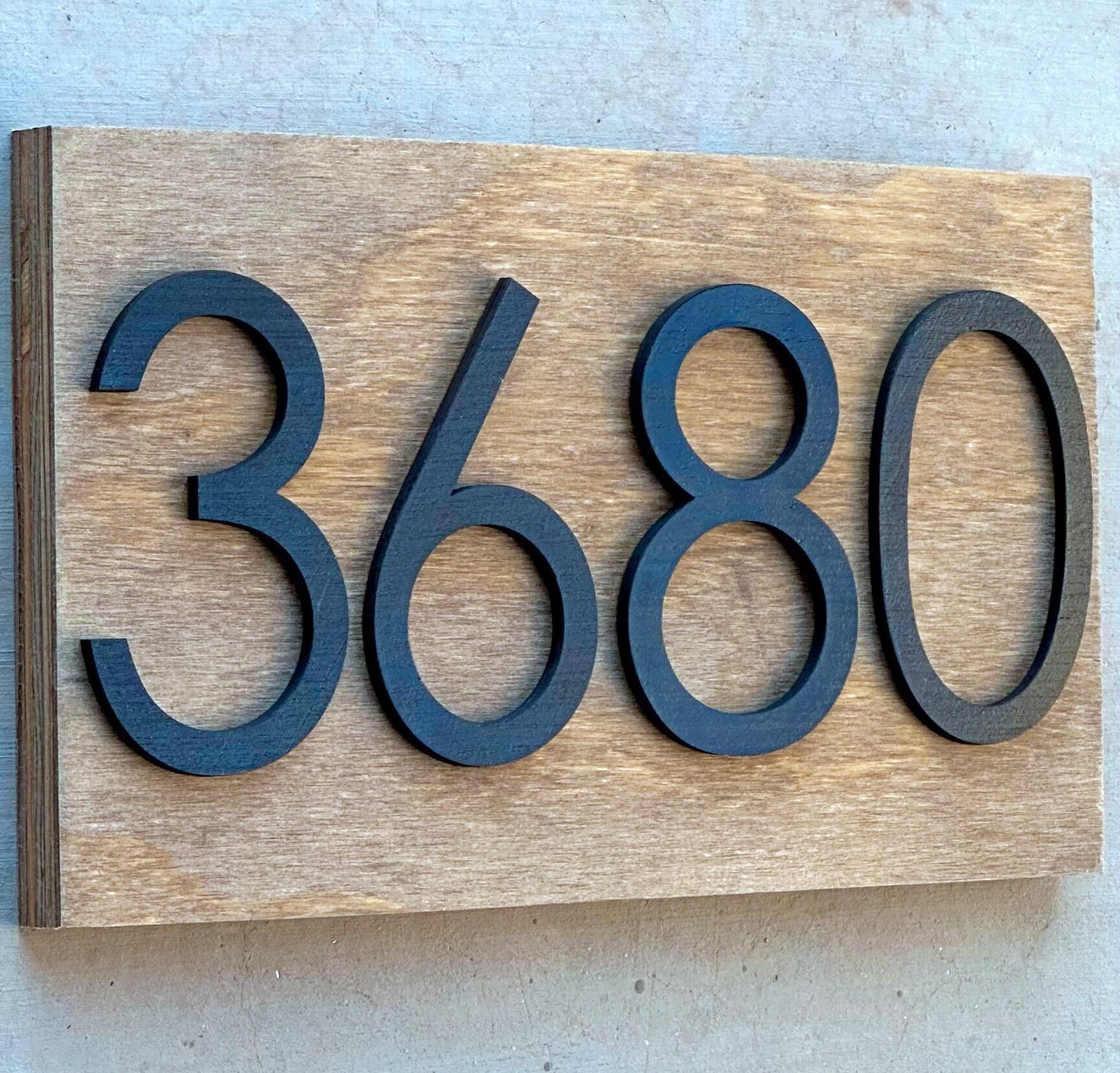 House Numbers, Address Numbers, Modern House Numbers, House Number Plaque, Wood Sign, Housewarming Gift, Home Gift, Personalized Wood Sign