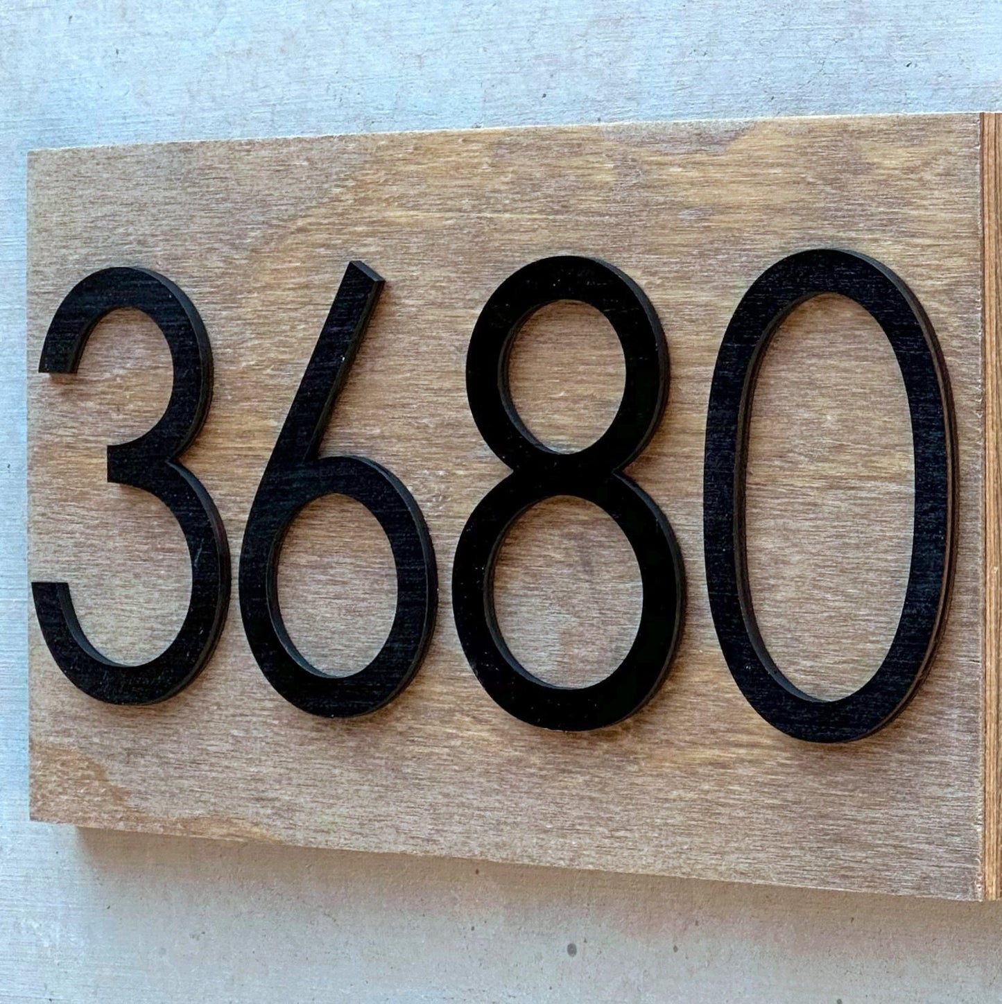 House Numbers, Address Numbers, Modern House Numbers, House Number Plaque, Wood Sign, Housewarming Gift, Home Gift, Personalized Wood Sign