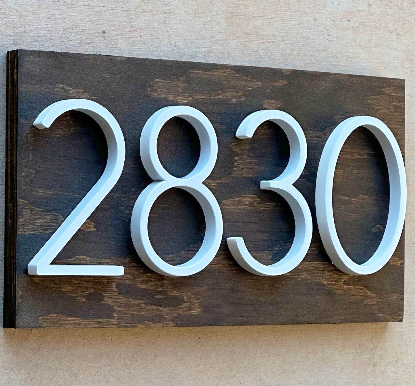 House Numbers, Address Numbers, Modern House Numbers, House Number Plaque, Wood Sign, Housewarming Gift, Home Gift, Personalized Wood Sign