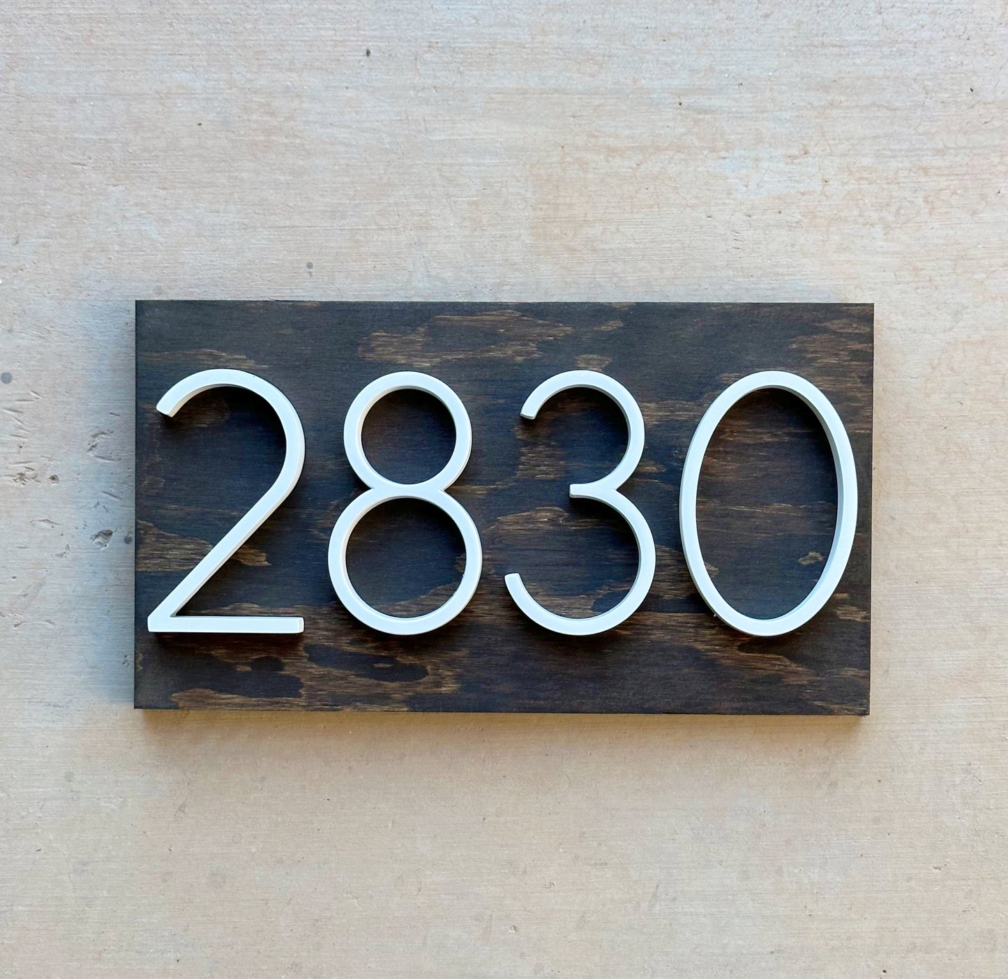 House Numbers, Address Numbers, Modern House Numbers, House Number Plaque, Wood Sign, Housewarming Gift, Home Gift, Personalized Wood Sign