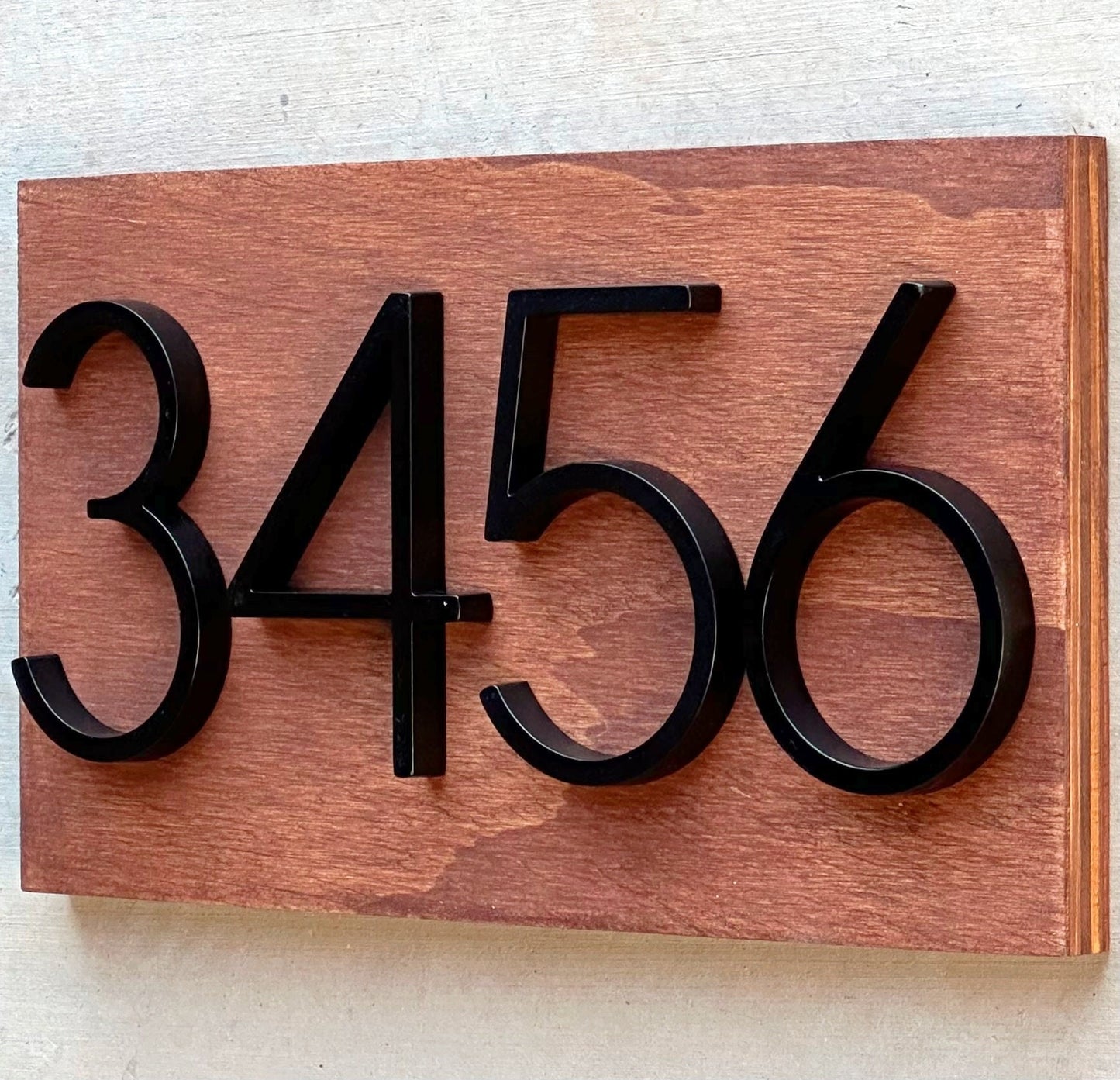 House Numbers, Address Numbers, Modern House Numbers, House Number Plaque, Wood Sign, Housewarming Gift, Home Gift, Personalized Wood Sign