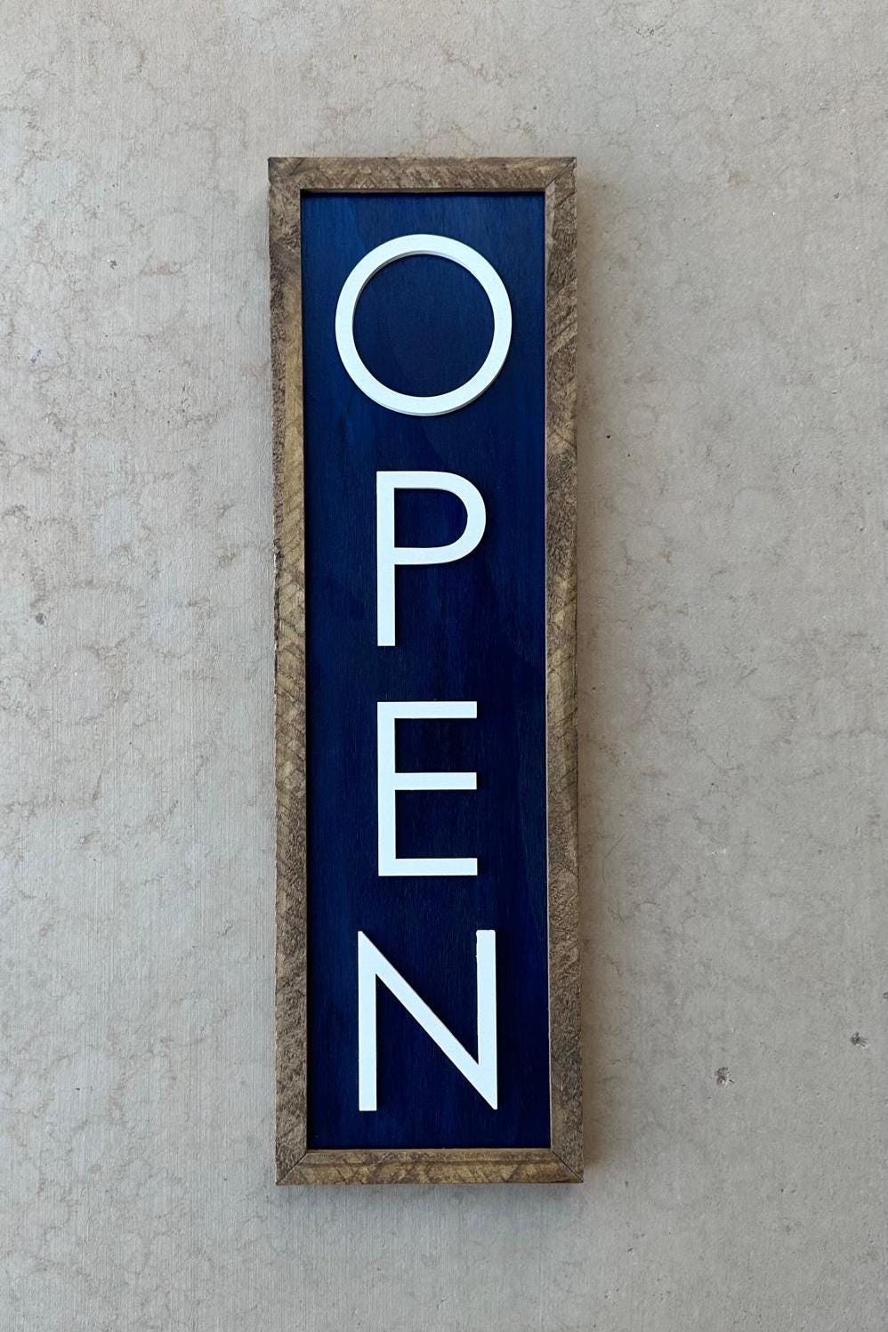 Open Sign , Closed Sign , Business Sign , Shop Sign, Wooden Sign , Boutique Sign