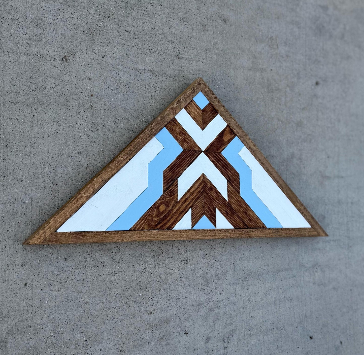 Geometric Wood Wall Art/Modern Rustic Wall Hanging/Personalized Wooden Wall Art /Triangle Boho Home Decor/Geometric Design/ Wall Hanging
