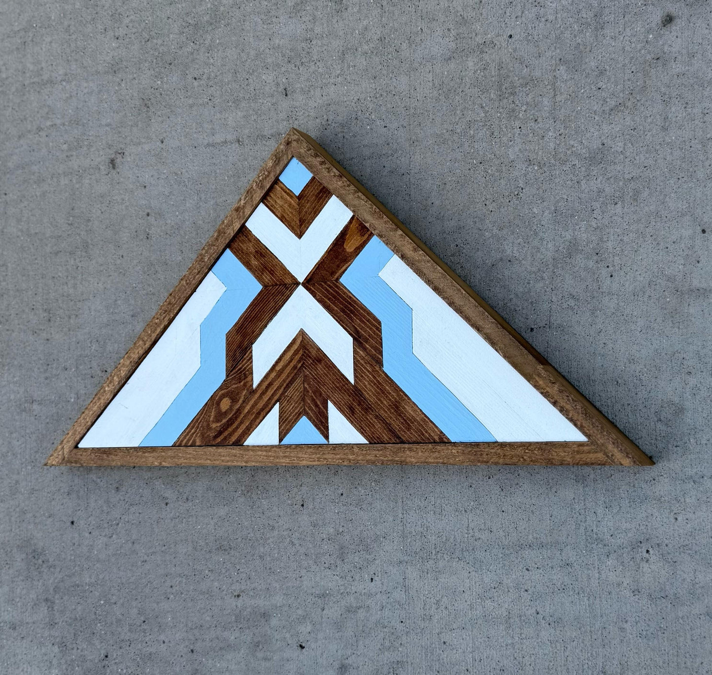 Geometric Wood Wall Art/Modern Rustic Wall Hanging/Personalized Wooden Wall Art /Triangle Boho Home Decor/Geometric Design/ Wall Hanging