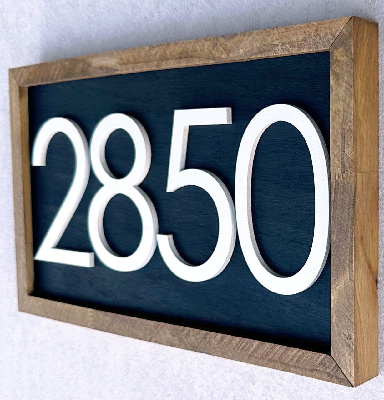 Address numbers, House Number Sign, House Number Plaque, Horizontal House Number Sign, House Numbers, Personalized Sign, Housewarming Gift