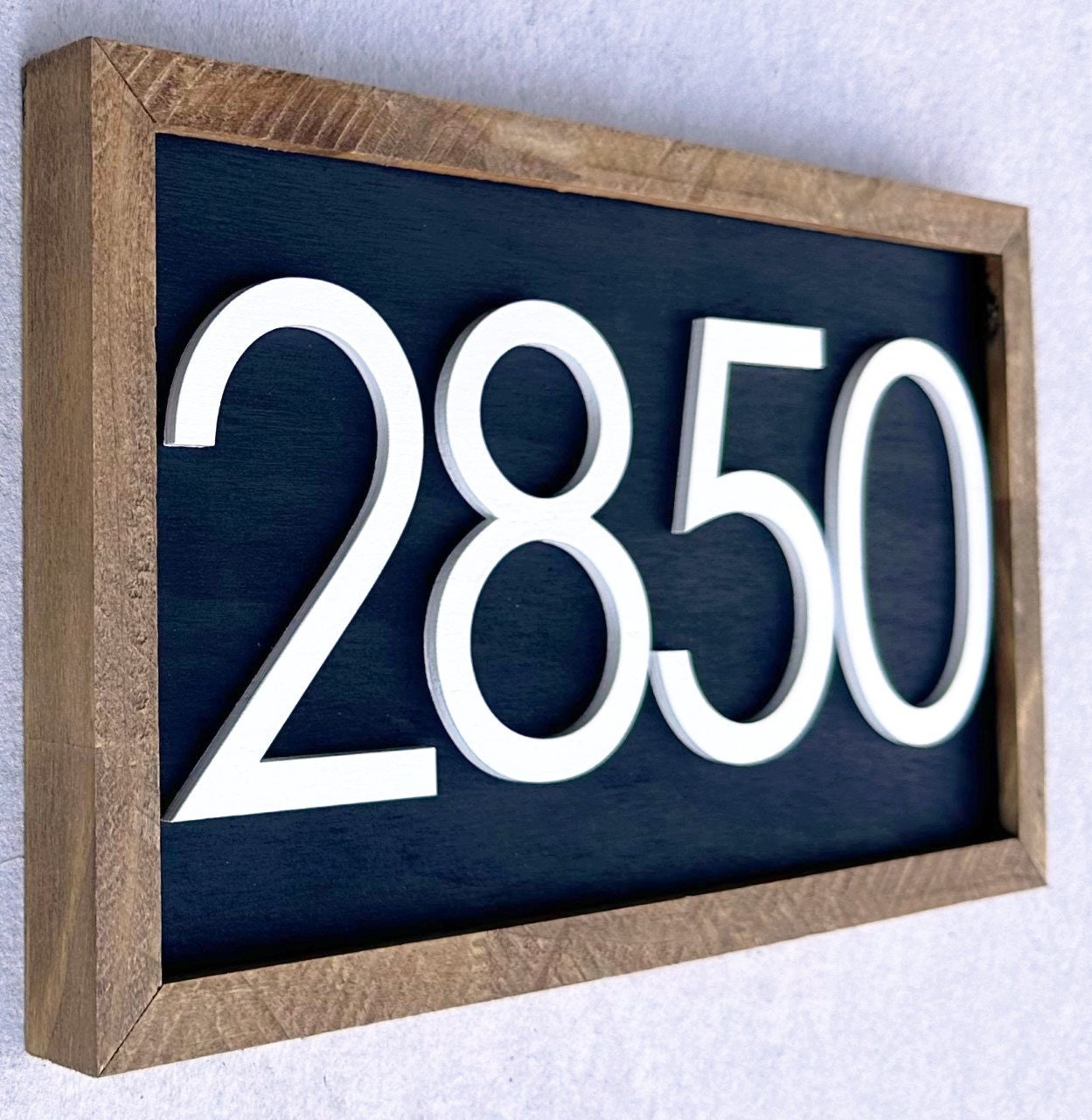 Address numbers, House Number Sign, House Number Plaque, Horizontal House Number Sign, House Numbers, Personalized Sign, Housewarming Gift