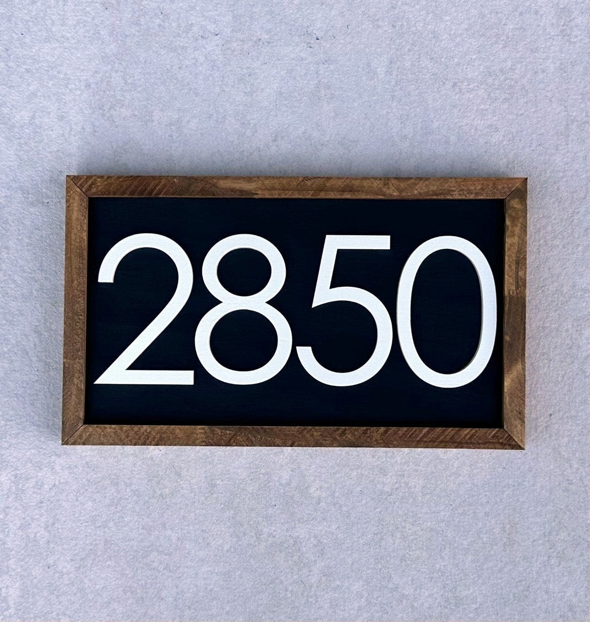 Address numbers, House Number Sign, House Number Plaque, Horizontal House Number Sign, House Numbers, Personalized Sign, Housewarming Gift