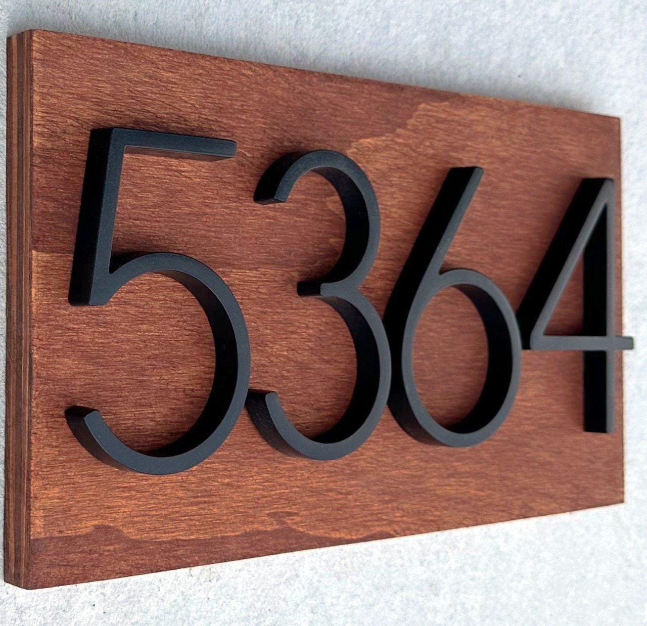 Personalized Wood Sign, House Numbers, Address Numbers, Modern House Numbers, Wood Art, Wood Sign, Housewarming Gift, New Home Gift