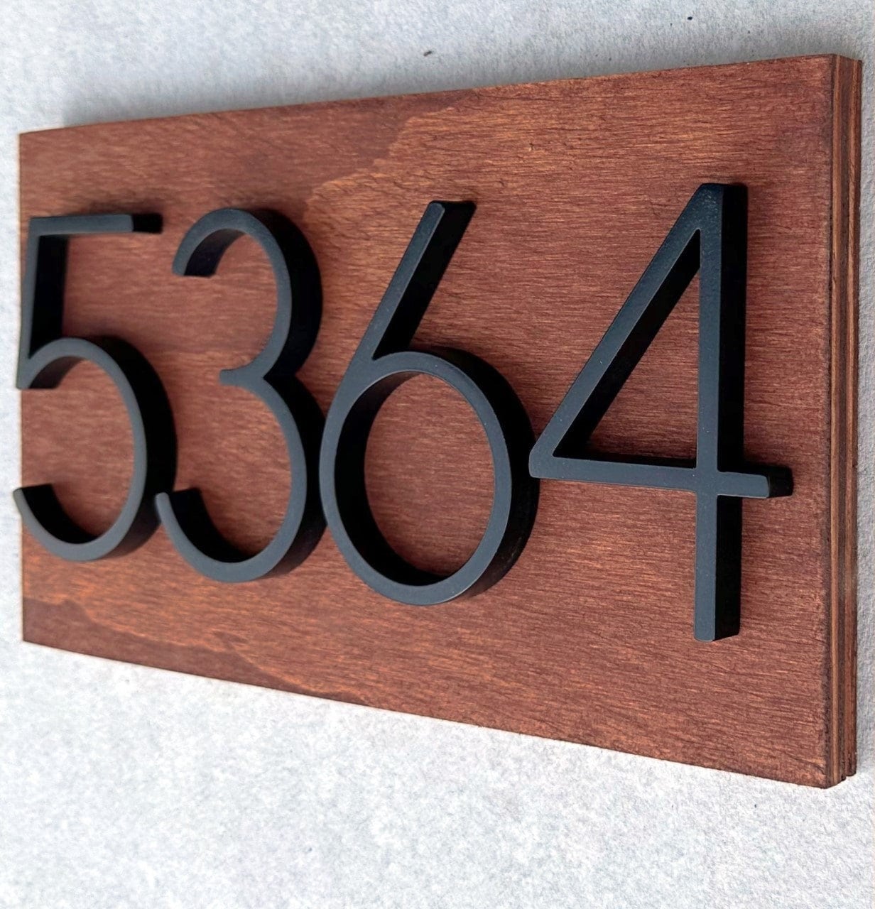 Personalized Wood Sign, House Numbers, Address Numbers, Modern House Numbers, Wood Art, Wood Sign, Housewarming Gift, New Home Gift