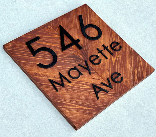 House Number Plaque, Address Numbers, Address Plaque, Address Sign, House Number Sign, Farmhouse Sign, Housewarming Gift, New Home Gift