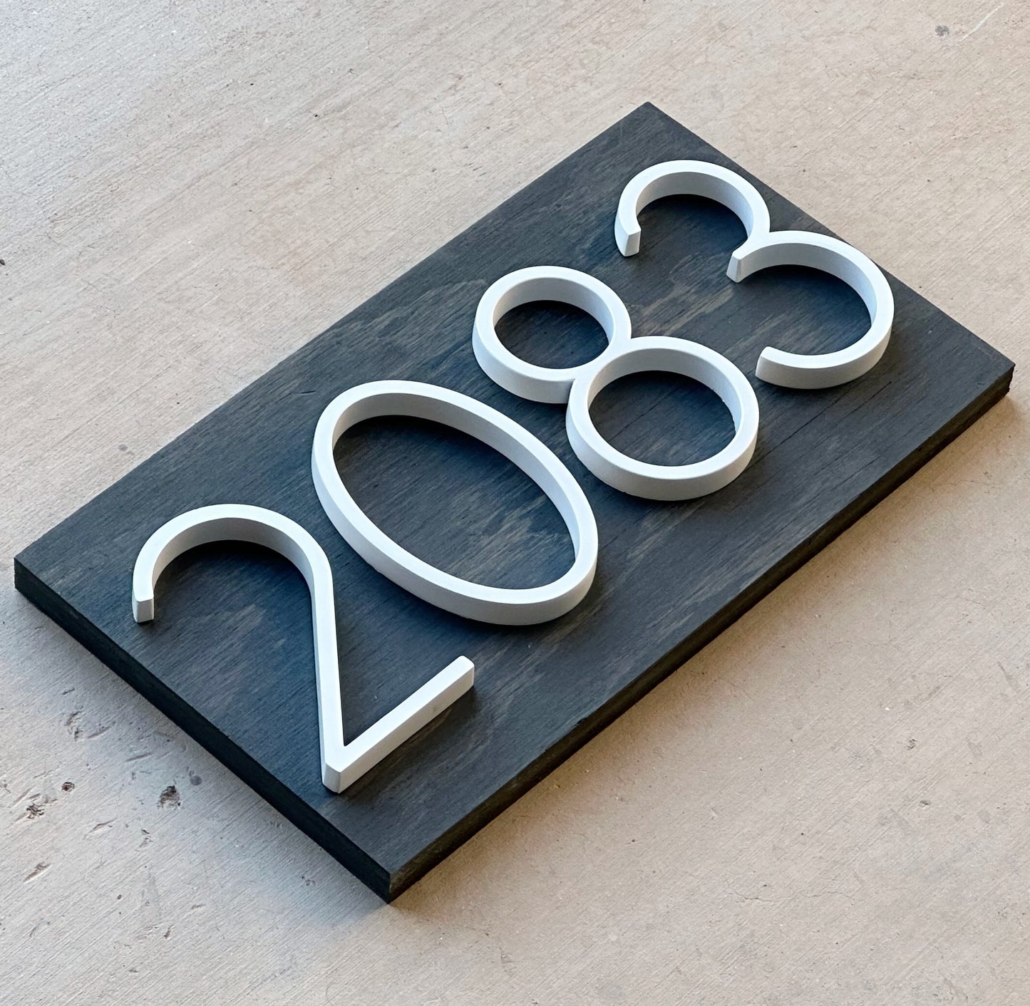 House Numbers, Address Numbers, Modern House Numbers, House Number Plaque, Wood Sign, Housewarming Gift, Home Gift, Personalized Wood Sign