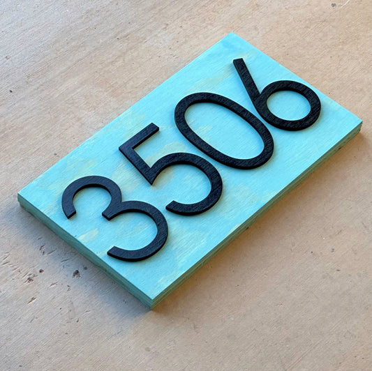 Personalized Wood Sign, House Numbers, Address Numbers, Modern House Numbers, Wood Art, Wood Sign, Housewarming Gift, New Home Gift
