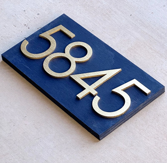 House Numbers, Address Numbers, Modern House Numbers, House Number Plaque, Wood Sign, Housewarming Gift, Home Gift, Personalized Wood Sign