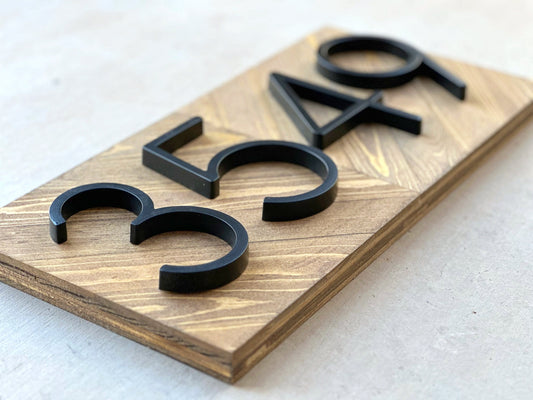 Address Numbers, Address Plaque, Address Sign, House Number Plaque, House Number Sign, Farmhouse Sign, Housewarming Gift, New Home Gift