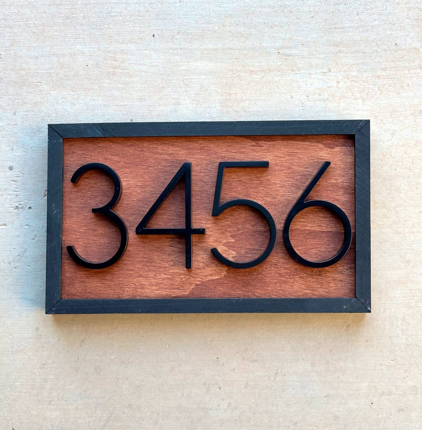 Address numbers, House Number Sign, House Number Plaque, Horizontal House Number Sign, House Numbers, Personalized Sign, Housewarming Gift