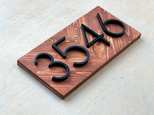 Address Numbers, Address Plaque, Address Sign, House Number Plaque, House Number Sign, Farmhouse Sign, Housewarming Gift, New Home Gift