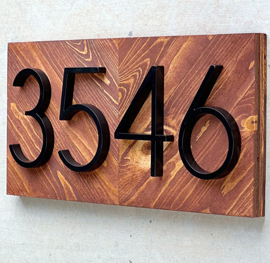 Address Numbers, Address Plaque, Address Sign, House Number Plaque, House Number Sign, Farmhouse Sign, Housewarming Gift, New Home Gift