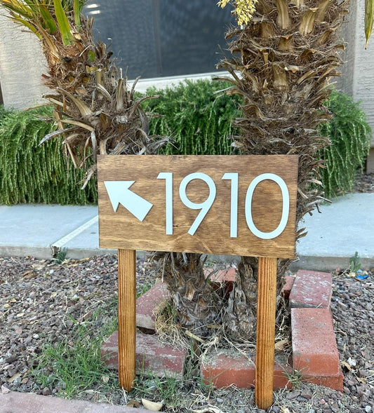 Personalized Wood Sign, House Numbers, Address Numbers, Modern House Numbers, Wood Art, Wood Sign, Housewarming Gift, New Home Gift