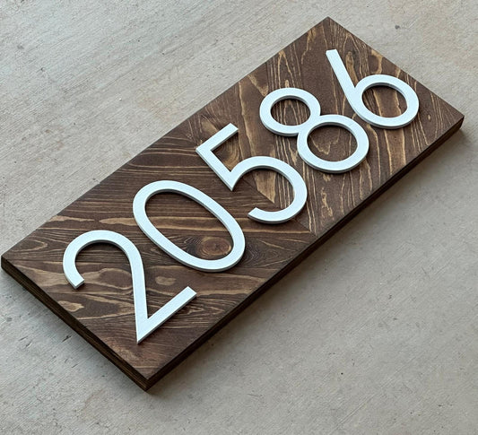 Address Numbers, Address Plaque, Address Sign, House Number Plaque, House Number Sign, Farmhouse Sign, Housewarming Gift, New Home Gift