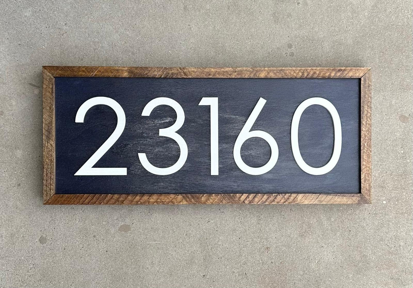 Address numbers, House Number Sign, House Number Plaque, Horizontal House Number Sign, House Numbers, Personalized Sign, Housewarming Gift