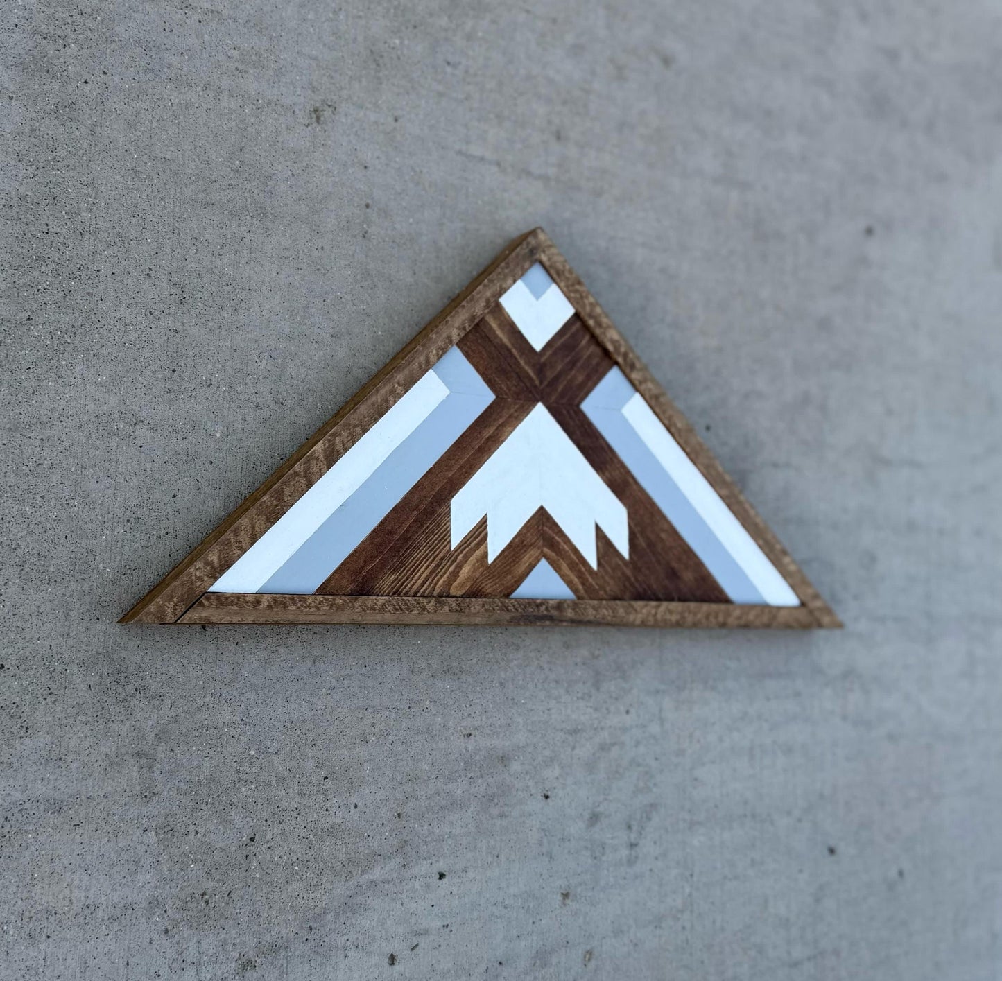 Geometric Wood Wall Art/Modern Rustic Wall Hanging/Personalized Wooden Wall Art /Triangle Boho Home Decor/Geometric Design/ Wall Hanging