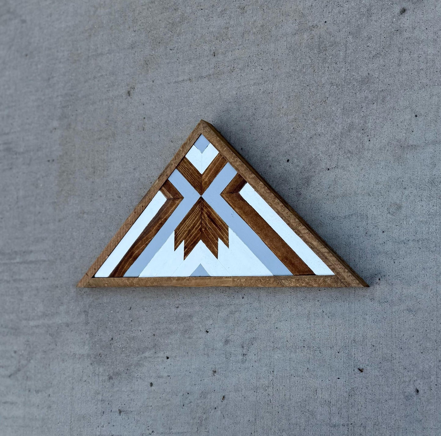 Geometric Wood Wall Art/Modern Rustic Wall Hanging/Personalized Wooden Wall Art /Triangle Boho Home Decor/Geometric Design/ Wall Hanging