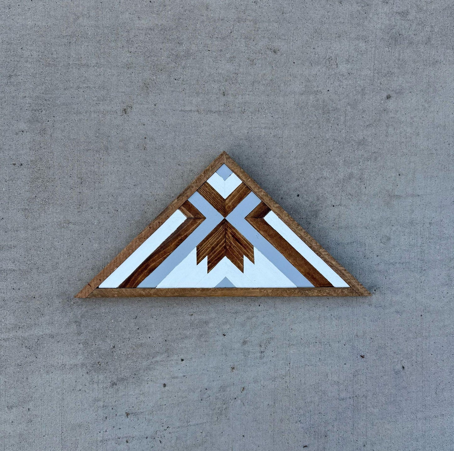 Geometric Wood Wall Art/Modern Rustic Wall Hanging/Personalized Wooden Wall Art /Triangle Boho Home Decor/Geometric Design/ Wall Hanging